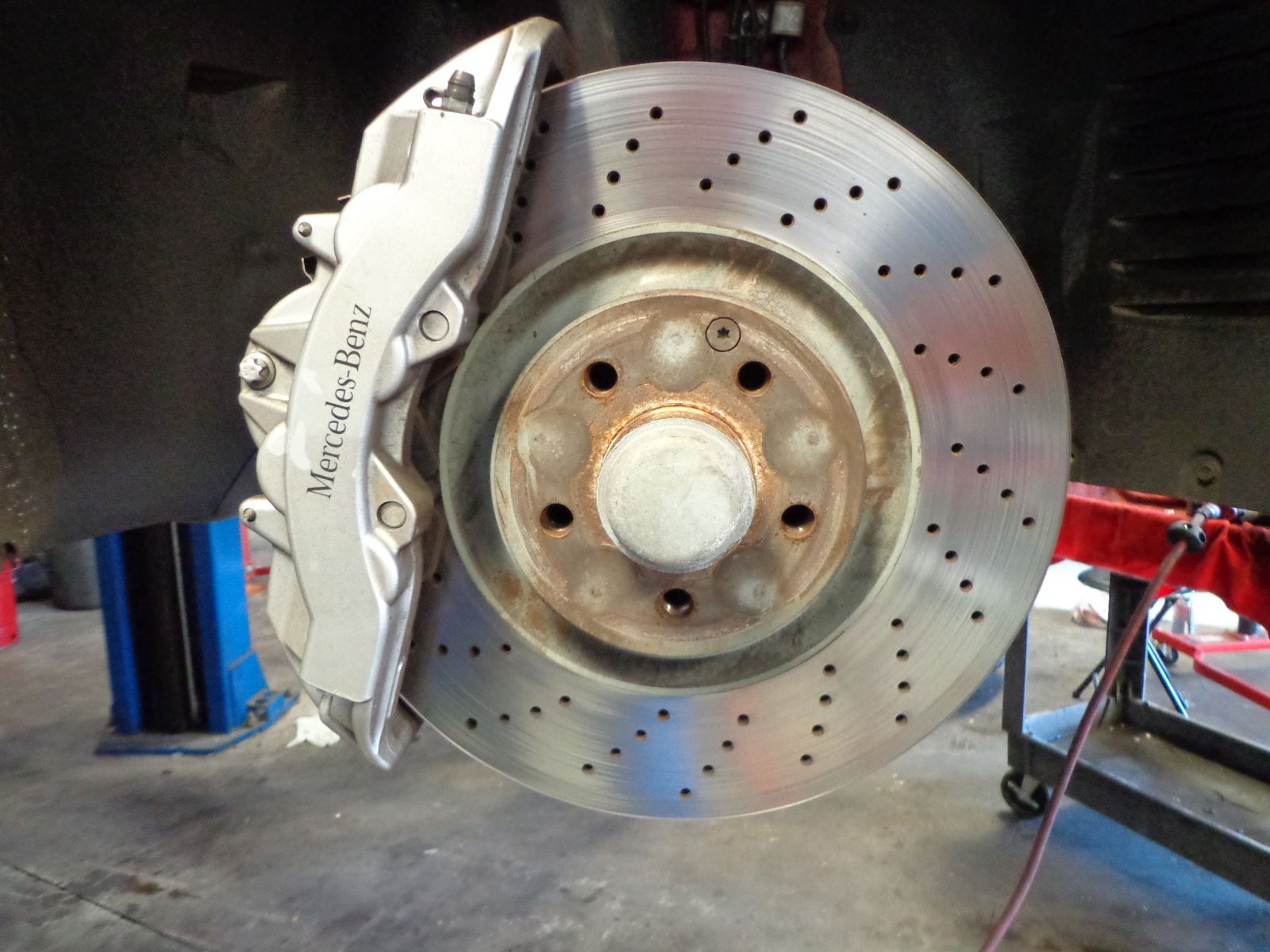 Mercedes Benz SL600 Brake Repair in Temecula and Murrieta Ca