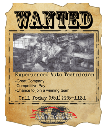 Experienced Auto Technicians Wanted